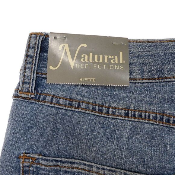 Natural Reflections High Rise Skinny Jeans Size 8P Petite Womens Stretch 28x25.5 - Picture 7 of 13
